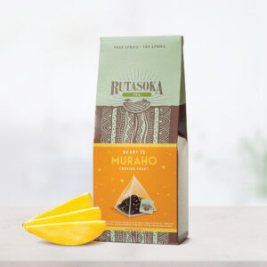 Muraho organic black tea tropical fruit pyramid pouches