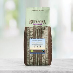 Masumo ekologiskt mellanrostat kaffe hela bönor 1 kg